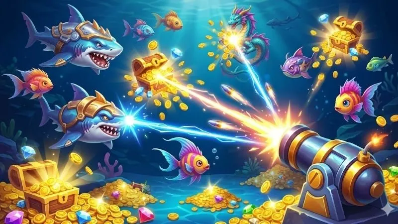 Bắn Cá Ăn Tiền: Sảnh Game Giải Trí Đẳng Cấp Tại RIKVIP 7 ban-ca-an-tien-tai-rikvip-co-gi-hap-dan
